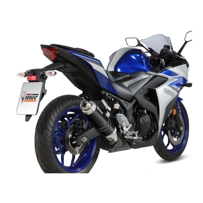 Escape Completo Gp Carbono Mivv Yamaha Yzf R