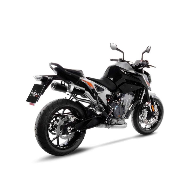 BLACK EXHAUST DOUBLE LV-10 LEOVINCE KTM 790 DUKE 18-20