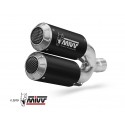 Doble Escape Mk3 Black Acero Inox Mivv No Homologado